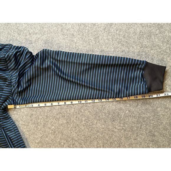 Air Jordan Hoodie Men's M Blue Striped Melo Dri Fit Nike Rep Drawstring - Picture 5 of 13